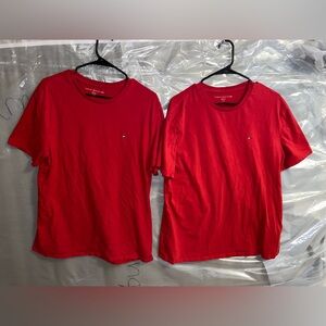 Tommy Hilfiger Men's Classic Red Short Sleeve Tees